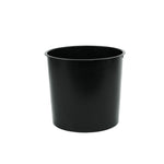 Modern Tall Ribbed Planter – Cylindrical Flower Pot for Indoor & Outdoor Plants – Weather-Resistant Lightweight Plastic – White