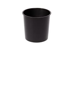 Tall Round Textured planter with Insert  (Cream, 25cm x 46cm)