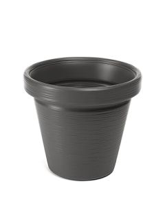 Round Textured Flowerpot/Planter (55cm, Anthracite)