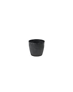 Flower Pots Concrete Effect Plant Pots House plants garden pots flower pot (Concrete Black, 30cm x 26cm)