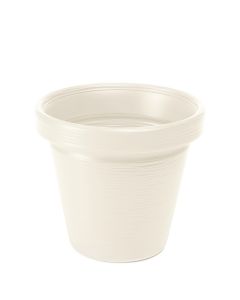 Round Textured Flowerpot/Planter (55cm, Brown)